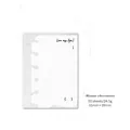 Bloc-notes bianco minimalista Love My Life con bordo strappato e 50 fogli - Osservazione Umana
