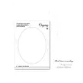 Minimalist white memo pad Ongoing series with 50 sheets and vintage aesthetic - Real-time Recording
