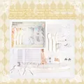 Kit fai da te piatto decorativo in pizzo bianco per decorazione borse e artigianato - Cerimonia Bianco Puro