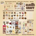 Cloud Craft DIY sticker set with 208 pieces of scrapbooking paper and pearl stickers - Cloud Handmade