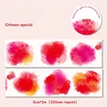 Retro StoryPET Crimson Galaxy Aquarell Himmel Klebeband, 5cm Washi Tape für DIY Kunst - Karminrote Spezialmischung