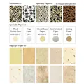 Pack de 30 papeles decorativos con texturas en relieve y fibras naturales para manualidades - Pensamientos Entrelazados (1.Pensamientos Entrelazados)
