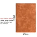 Amber brown B5 PU leather business notebook with 192 pages of premium eye-protection paper - Brown / B5