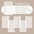 Autocollants 3D en mousse dentelle pour scrapbooking, style vintage, lot de 10 - Dentelle de Fantaisie