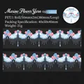 Ocean Flower Yarn PET decorative tape with shell light effect and blue rose patterns - Ocean Flower