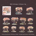 Adesivi in PET acquerello altalena da giardino decorazione paesaggio scrapbooking 10pz - Sedia a Dondolo da Giardino