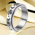 Luminous Sun Rotating Silver (6mm)