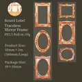 Vintage style PET decorative tape with ornate die-cut frames for scrapbooking craft - Trace Mirror Frame