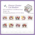 Nastro in PET serie gatti e fiori 40mm x 2m per decorazione scrapbooking e fai-da-te - Gatto tra i Fiori