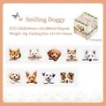 Pet themed PET decorative tape featuring realistic dog illustrations in 40mm x 2m roll - Smiling Dog