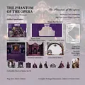 Phantom of the Opera themed scrapbooking stickers with vintage character silhouettes - Phantom of the Opera