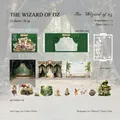 Wizard of Oz themed DIY scrapbooking sticker set with 15 sheets of forest motifs - The Wizard of Oz Green