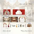 Gone with the Wind themed vintage sticker set with washi and PET material components - Gone with the Wind