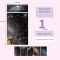 Papier matériel vintage Daybreak Star avec motifs dorés de lune et d'étoiles - Passage Étoilé