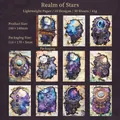 Starry sky theme junk journal material set with 10 vintage designs and 30 sheets - Star Kingdom