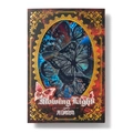 Flowing Light blaue Schmetterlingsaufkleber in eleganter Retro-Box für Journaling - Mondschatten