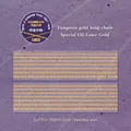 Retro decorative tape with gold foil chains and purple laser finish, 5cm by 2m size - Tungsten Gold Long Chain