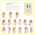 Lemon Soda PET stickers set featuring 15 cute girl illustrations for journaling - Lemon Soda