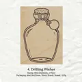 Vintage drifting bottle wooden stamp made of beech wood for DIY scrapbooking decor - Drifting Wish