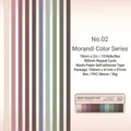 Morandi color palette washi tape set including 10 rolls of soft pastel adhesive tapes - Morandi Colors