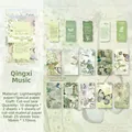 Vue macro du papier dentelle évidé thème forêt vintage 98x170mm pour scrapbooking DIY - Musique du Ruisseau
