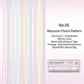 Macaron color plaid washi tape set, 10 rolls of 10mm wide decorative masking tape - Macaron Grid