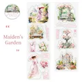 Victoria Vintage PET Tape - Girls Manor Style Watercolor Collage Decorative Stickers - Girl Manor