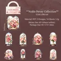 Aquarell Pfingstrose PET Aufkleber Set mit 16 Deko-Stickern für Journaling Bastelbedarf - Edle Pfingstrose