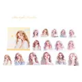 Starlight Vanilla PET stickers featuring 30 pieces of aesthetic girl illustrations for journaling - Starlight Vanilla