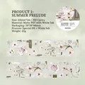 Summer Sequence Blumen-PET-Klebeband mit mattem Finish für Scrapbooking-Projekte - 1. Sommerfolge
