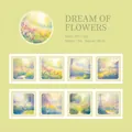 Nastro in PET opaco Floral Dream con paesaggi di giardini dipinti a olio per journaling - Sogno di Fiori