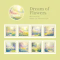 Ruban PET mat Floral Dream avec paysages de jardins à l'huile pour décoration de journaux - Rêve de Fleurs
