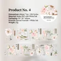 Florales PET-Klebeband in Matt-Optik mit weißer Tinte für DIY-Scrapbooking-Deko - 4. Insel Senden