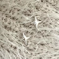 Minimalist 925 sterling silver star-shaped stud earrings on soft plush background - Silver