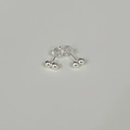Orecchini a lobo minimalisti a chicco in argento sterling 925 con finitura lucida a specchio - Argento 925 / Argento