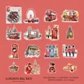Set di adesivi PET monumenti di Londra con Big Ben per decorazioni scrapbooking - Big Ben di Londra