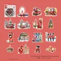 London landmarks PET stickers set with Big Ben and Tower Bridge for scrapbooking - London Big Ben