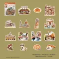 Holiday Journey PET stickers featuring 15 classic European architectural designs - Trevi Fountain Rome