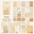 Vintage scrapbooking paper set with 60 sheets of retro ephemera and aged map designs - Paper