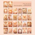 Baroque style decorative paper set with floral and vintage butterfly patterns 50 sheets - Summer Flower Dream / 50 Sheets