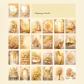 Vintage Baroque Weiguang Garden scrapbooking paper set with 50 sheets of floral designs - Glimmer Garden / 50 Sheets