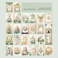 Baroque Forest Dream scrapbooking paper kit featuring 50 sheets of watercolor castle illustrations - Forest Fairyland / 50 Sheets