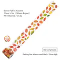 Autumn fallen leaves themed PET decorative tape for scrapbooking with die-cut patterns - Autumn Leaves Falling