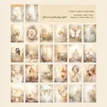Baroque style Afternoon Floating Light vintage deco paper with flowers and butterflies - Afternoon Glow / 50 Sheets