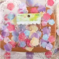 Vintage-Blumensticker Set mit 30 Blatt Spezialpapier für DIY-Tagebuch Bastelarbeiten - Helle Pflaumenblüte