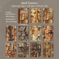 Nature Canvas tree bark texture decorative paper 30 sheets for DIY scrapbooking - Bark Texture