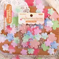 30tlg. Frühlingsblumen-Papierset mit pastellfarbenen Ausschnitten für DIY-Bastel - Trompetenblume blüht