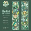 Blue Bird Redemption PET tape met parelmoerglans en engel veer patronen voor hobby - Blauwe Vogel Verlossing