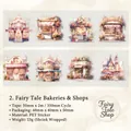 Διακοσμητική ταινία PET Cupcake House για scrapbooking και αυτοκόλλητα παραμυθιών - Cupcake
