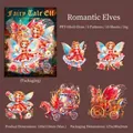 Autocollants PET Elfes Romantiques avec éclat de nacre pour décoration de journal DIY - Elfe Romantique